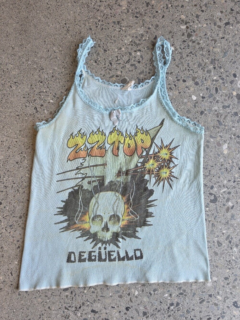 Vintage 70s ZZ Top Graphic Tank Top